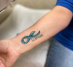 Cancer-fighting Warrior tattoo